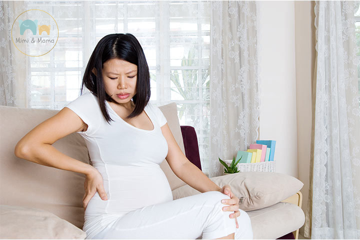 Tăng cân và sự thay đổi trọng tâm cơ thể cũng là nguyên nhân khiến mẹ đau hông dai dẳng