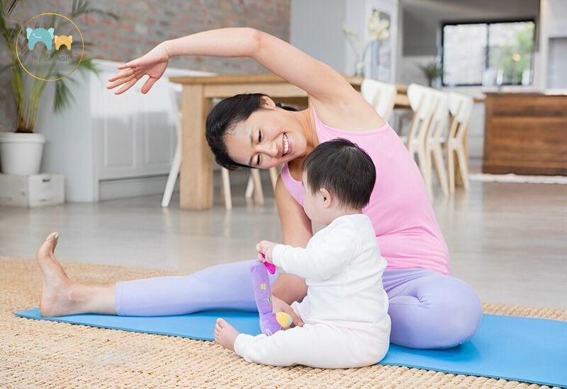 Vận động an toàn - Sau sinh bao lâu thì mẹ tập thể dục được?