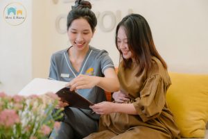 Vì sao da mặt bà bầu bị khô?