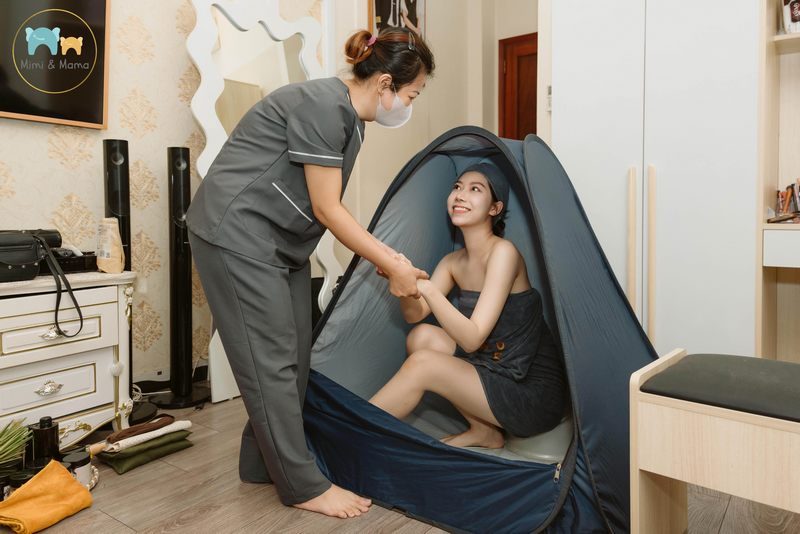Sau sinh bao lâu được xông hơi?